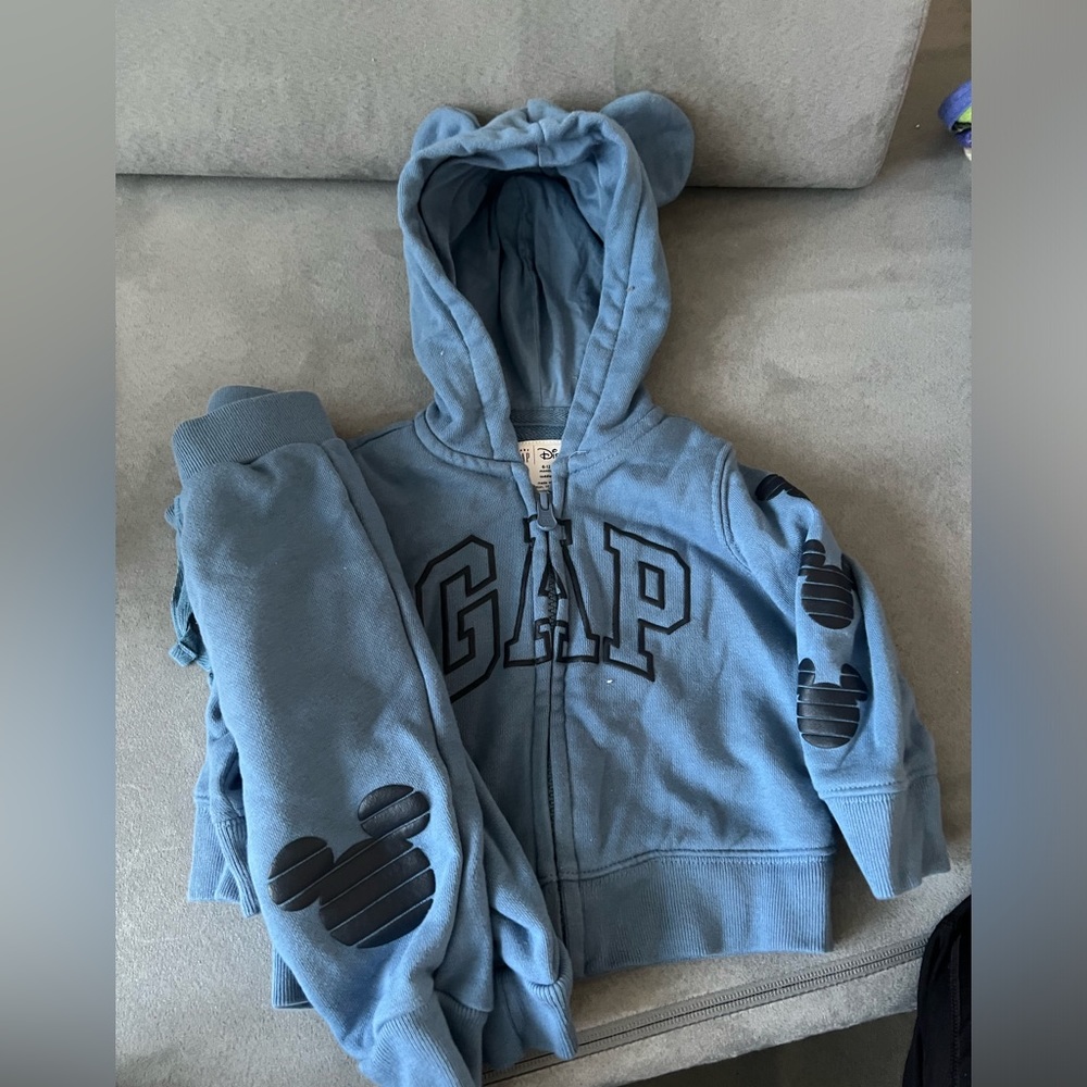 GAP Mickey Sweatshirt & Pant Set